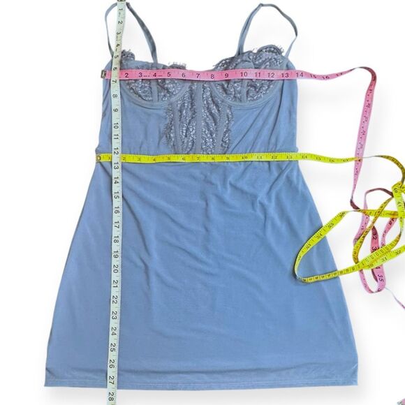 URBAN OUTFITTERS Women’s Brenna Bustier Corset Mini Dress in Dusty Periwinkle Si - Picture 8 of 8